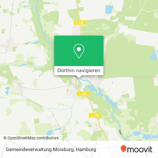 Gemeindeverwaltung Moisburg Karte