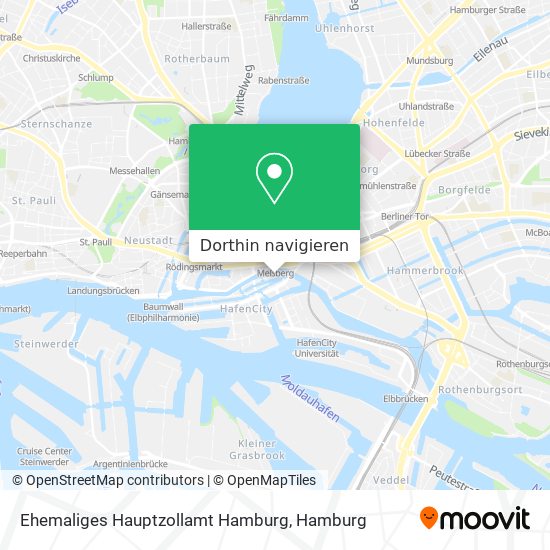 Ehemaliges Hauptzollamt Hamburg Karte