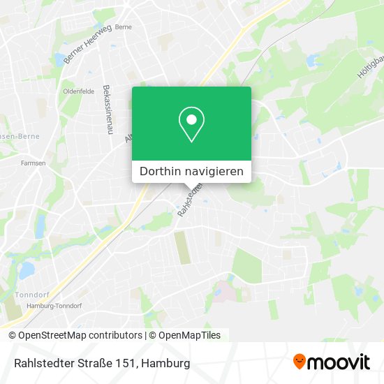 Rahlstedter Straße 151 Karte