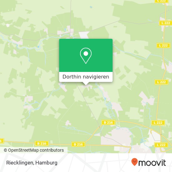 Riecklingen Karte