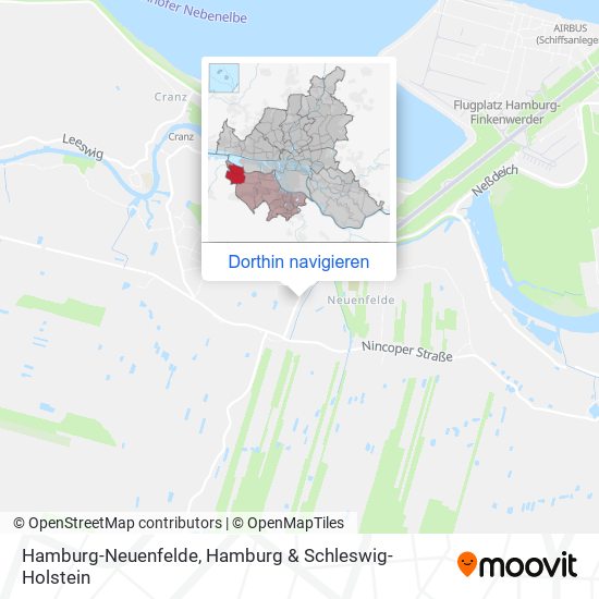 Hamburg-Neuenfelde Karte