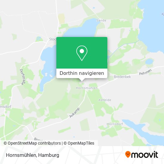 Hornsmühlen Karte