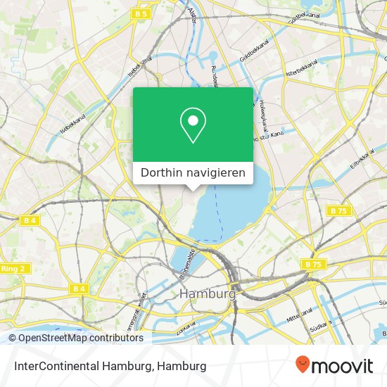 InterContinental Hamburg Karte