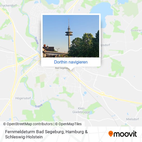 Fernmeldeturm Bad Segeburg Karte