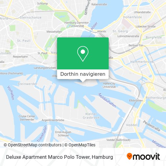 Deluxe Apartment Marco Polo Tower Karte