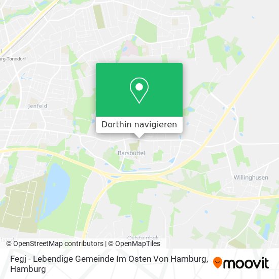 Fegj - Lebendige Gemeinde Im Osten Von Hamburg Karte