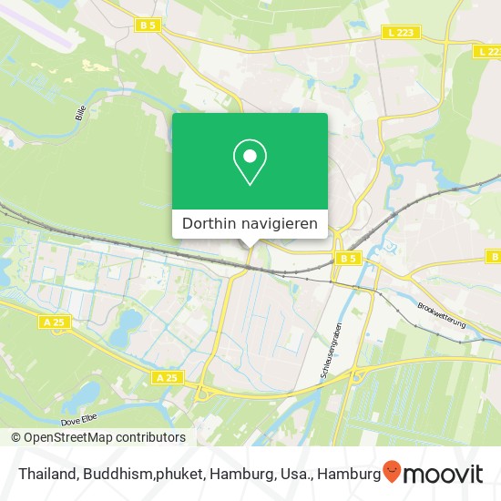 Thailand, Buddhism,phuket, Hamburg, Usa. Karte