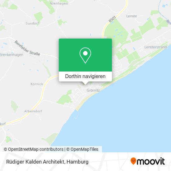 Rüdiger Kalden Architekt Karte