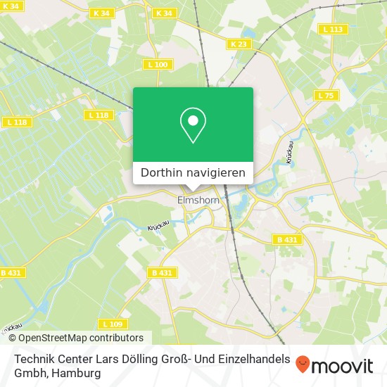 Technik Center Lars Dölling Groß- Und Einzelhandels Gmbh Karte