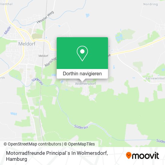 Motorradfreunde Principal´s In Wolmersdorf Karte