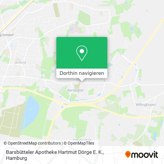 Barsbütteler Apotheke Hartmut Dörge E. K. Karte