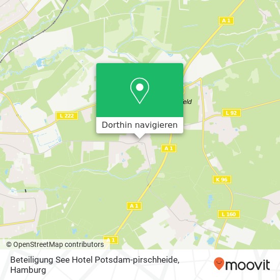 Beteiligung See Hotel Potsdam-pirschheide Karte