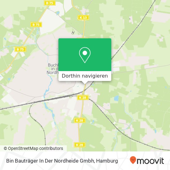 Bin Bauträger In Der Nordheide Gmbh Karte