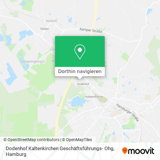 Dodenhof Kaltenkirchen Geschäftsführungs- Ohg Karte