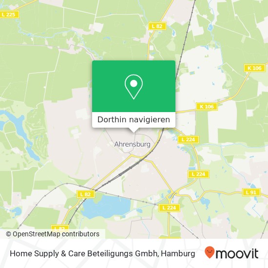 Home Supply & Care Beteiligungs Gmbh Karte