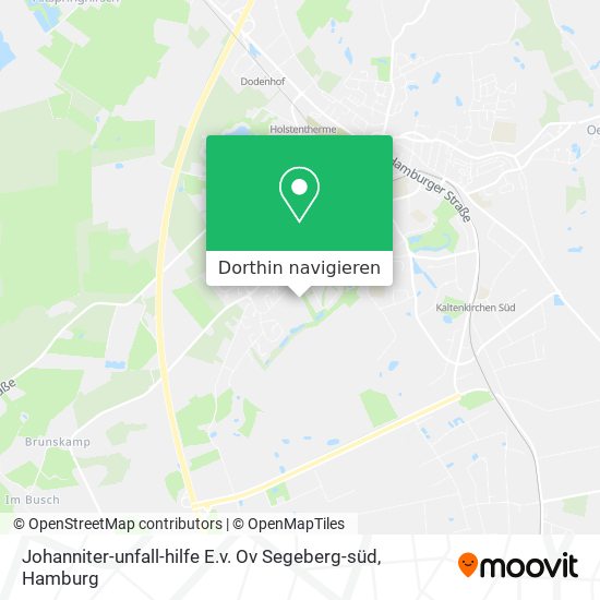 Johanniter-unfall-hilfe E.v. Ov Segeberg-süd Karte