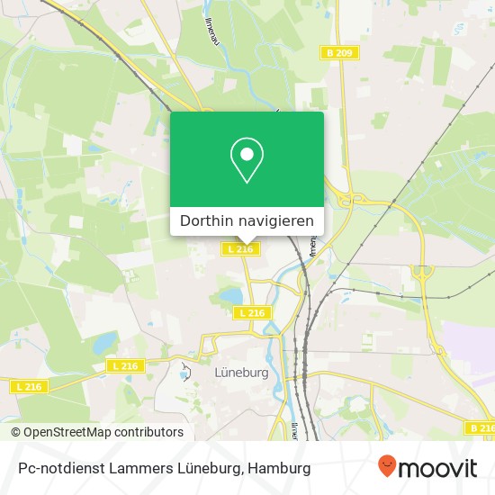 Pc-notdienst Lammers Lüneburg Karte