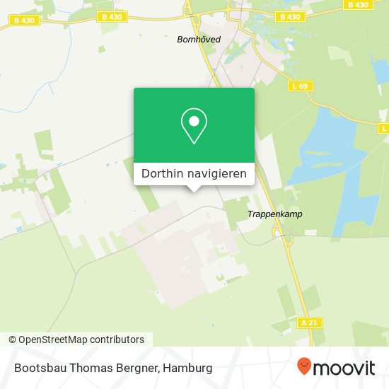 Bootsbau Thomas Bergner Karte