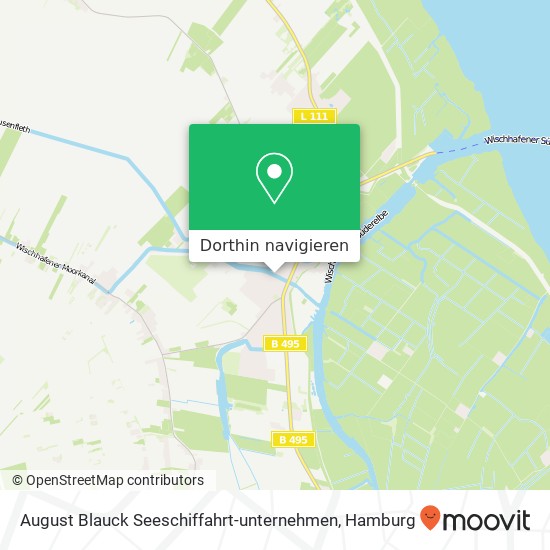August Blauck Seeschiffahrt-unternehmen Karte