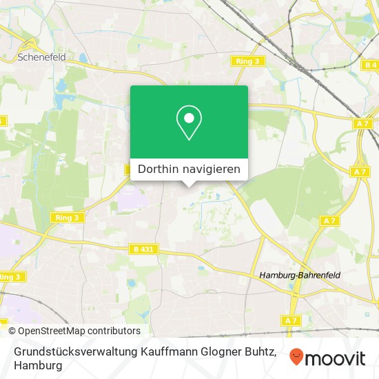 Grundstücksverwaltung Kauffmann Glogner Buhtz Karte
