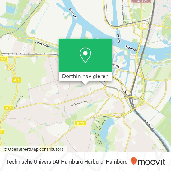 Technische UniversitÄt Hamburg Harburg Karte