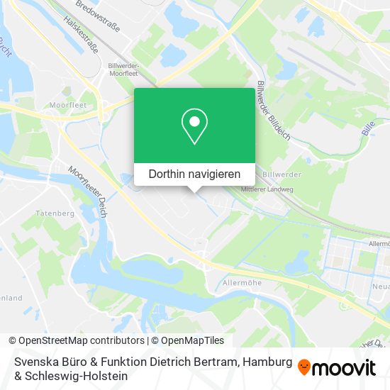 Svenska Büro & Funktion Dietrich Bertram Karte