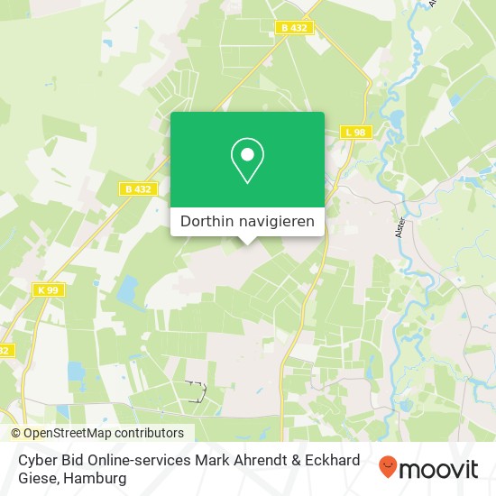 Cyber Bid Online-services Mark Ahrendt & Eckhard Giese Karte