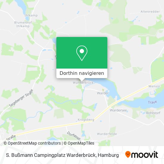 S. Bußmann Campingplatz Warderbrück Karte