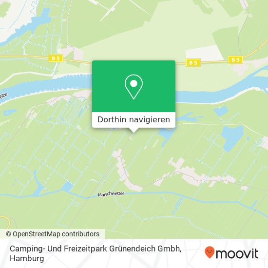 Camping- Und Freizeitpark Grünendeich Gmbh Karte