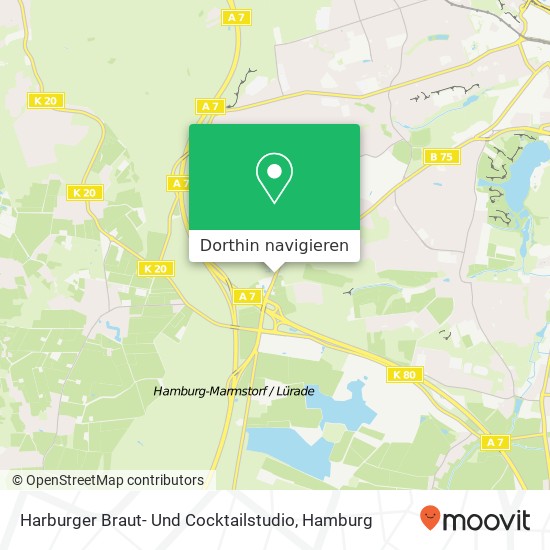 Harburger Braut- Und Cocktailstudio Karte
