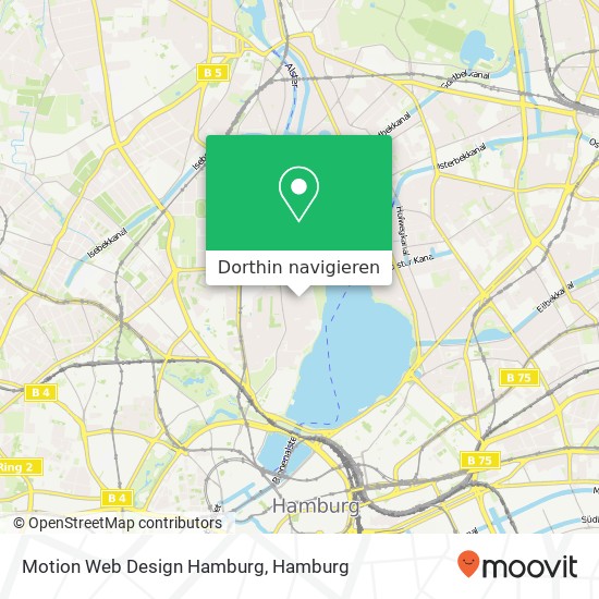 Motion Web Design Hamburg Karte