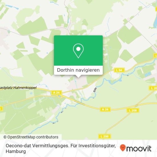 Oecono-dat Vermittlungsges. Für Investitionsgüter Karte