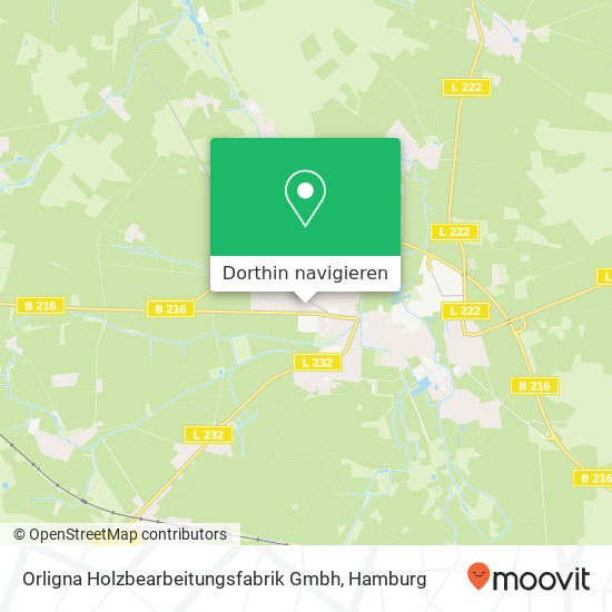 Orligna Holzbearbeitungsfabrik Gmbh Karte