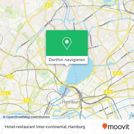 Hotel-restaurant Inter-continental Karte
