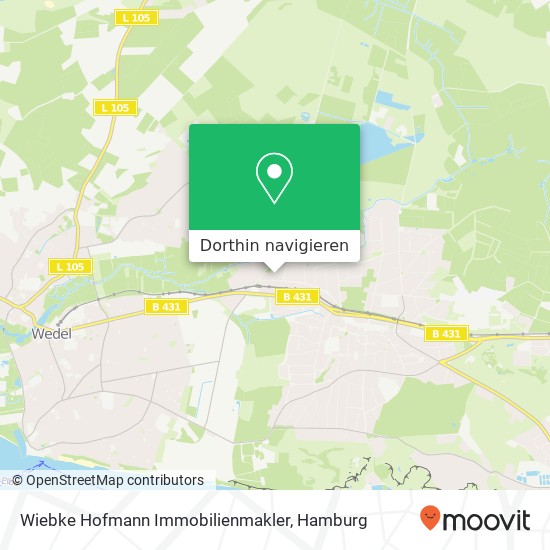 Wiebke Hofmann Immobilienmakler Karte