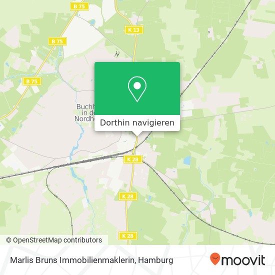 Marlis Bruns Immobilienmaklerin Karte