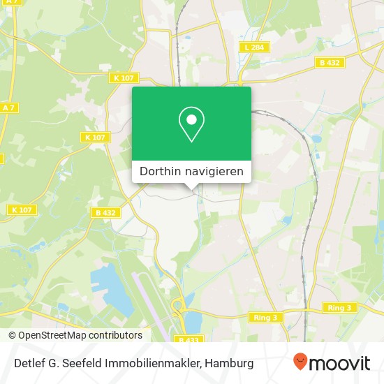 Detlef G. Seefeld Immobilienmakler Karte