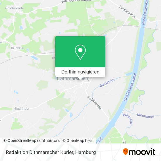 Redaktion Dithmarscher Kurier Karte