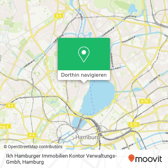 Ikh Hamburger Immobilien Kontor Verwaltungs- Gmbh Karte