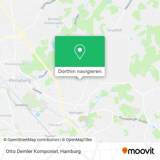 Otto Demler Komponist Karte