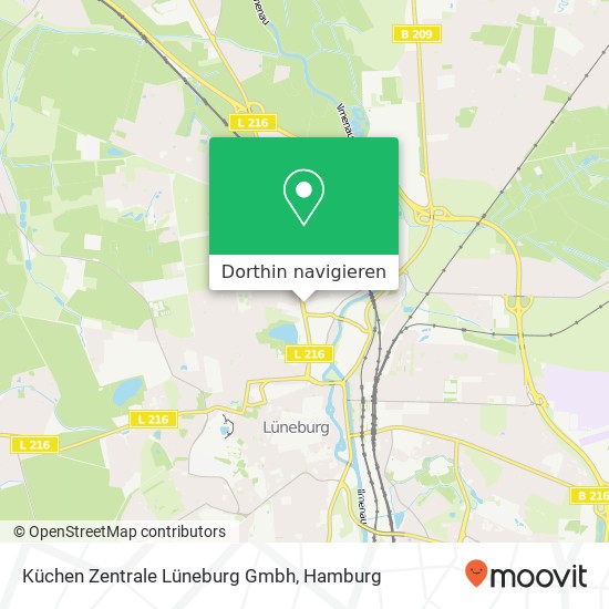 Küchen Zentrale Lüneburg Gmbh Karte