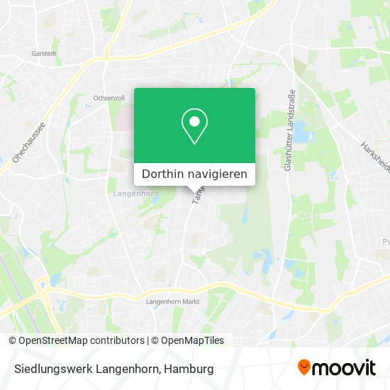 Siedlungswerk Langenhorn Karte