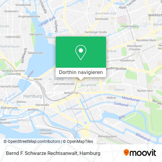 Bernd F. Schwarze Rechtsanwalt Karte