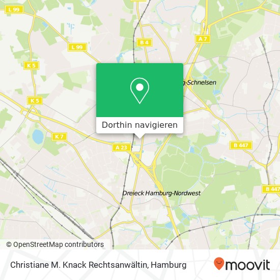 Christiane M. Knack Rechtsanwältin Karte