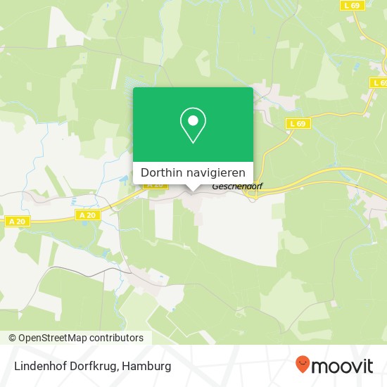 Lindenhof Dorfkrug Karte
