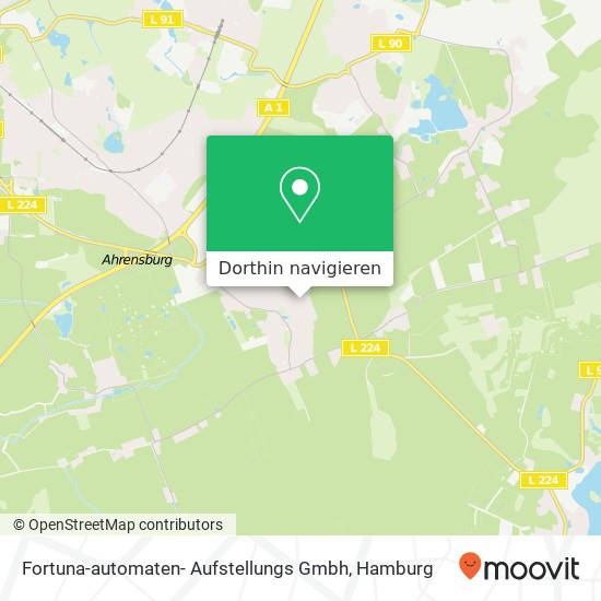 Fortuna-automaten- Aufstellungs Gmbh Karte