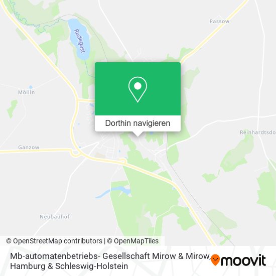 Mb-automatenbetriebs- Gesellschaft Mirow & Mirow Karte