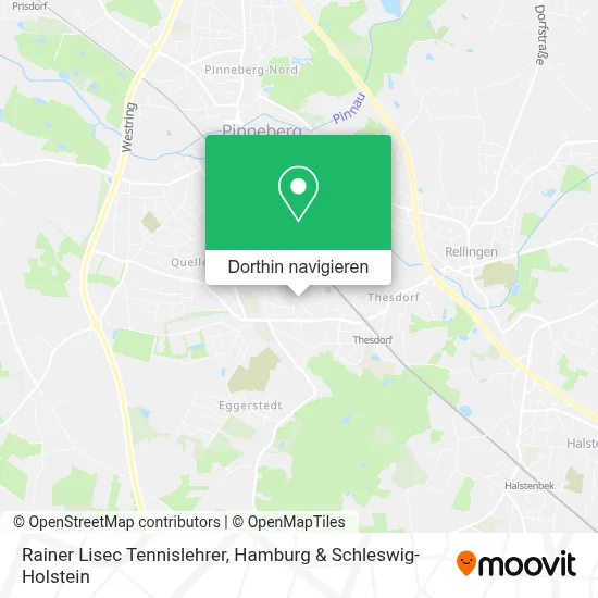 Rainer Lisec Tennislehrer Karte