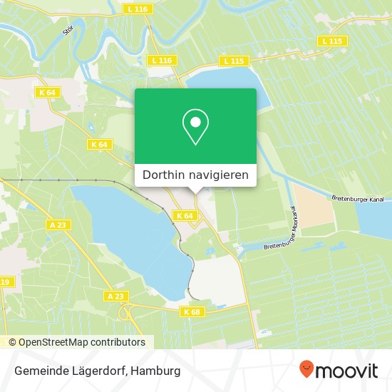 Gemeinde Lägerdorf Karte