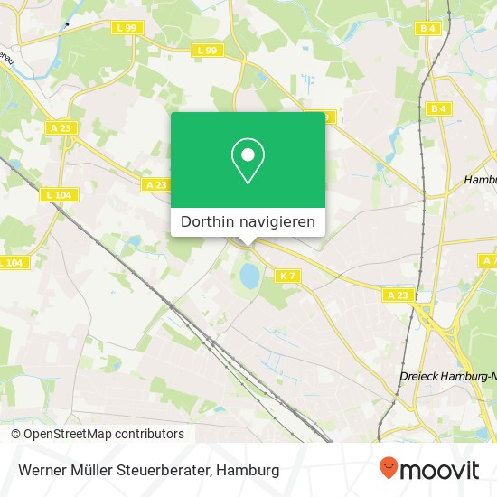 Werner Müller Steuerberater Karte
